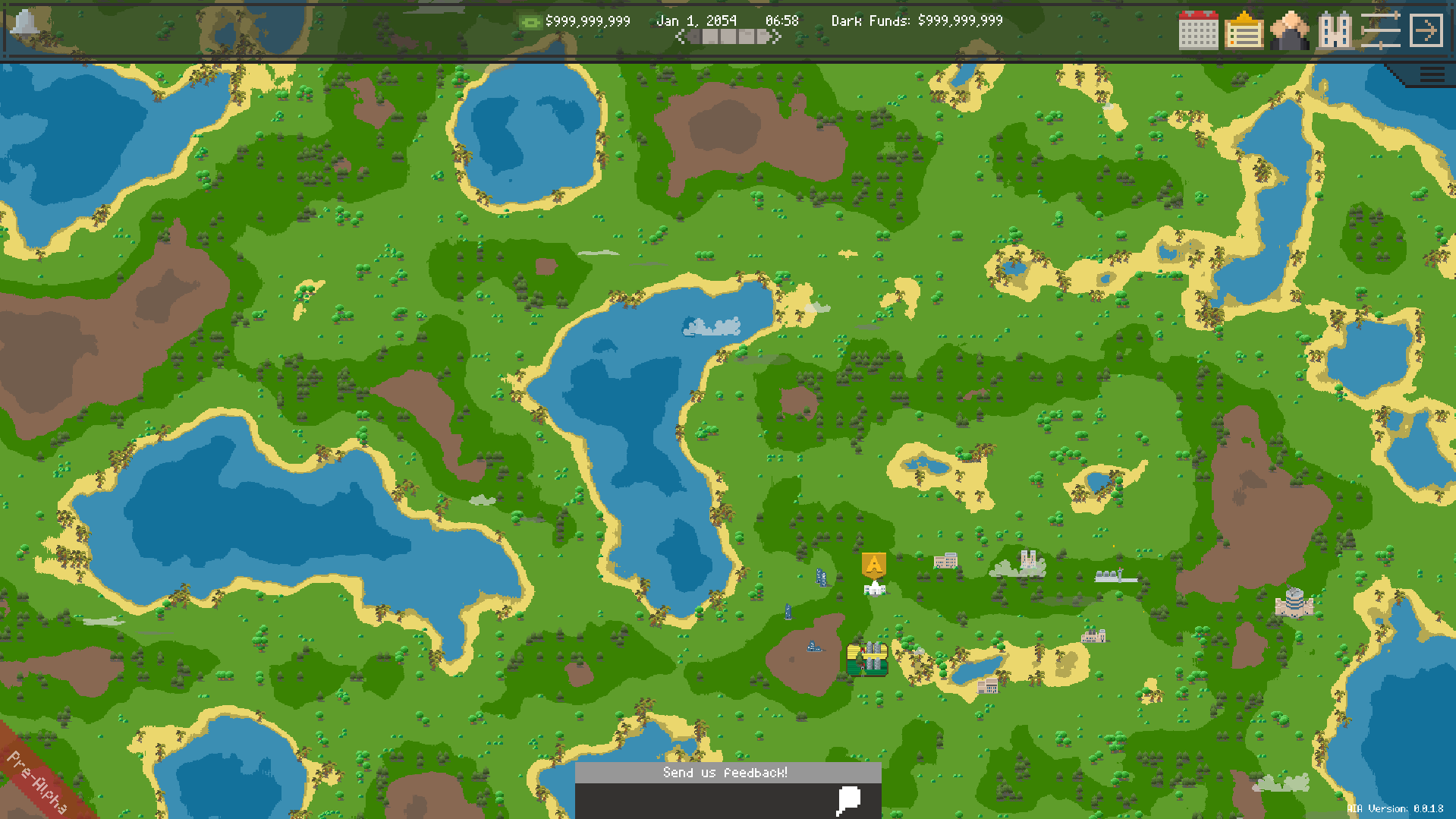 A detailed view of our procedurally generated environment.